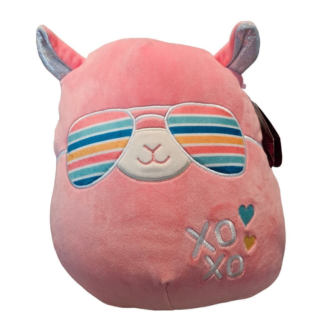 Squishmallows Pavlo Llama Plush Squishy Soft Toy 11" Hot Pink Valentines XOXO